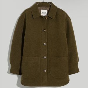 Madewell The Brushed Belrose Shirt-Jacket